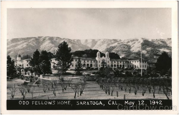Historic photograph of the Saratoga Home