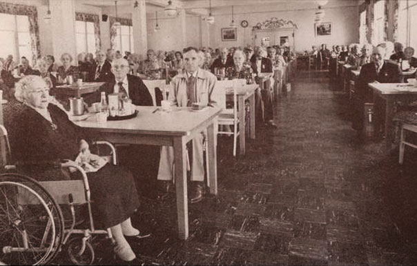 Historic photograph of the Saratoga campus