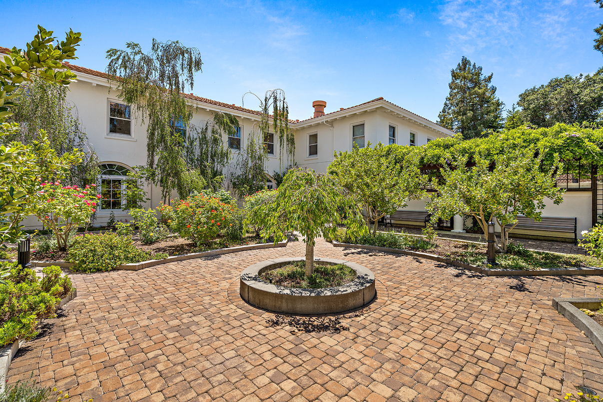 Saratoga Retirement Community rose garden